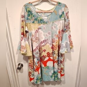 Uncle Frank Floral Patchwork Mini Dress - Multicolor